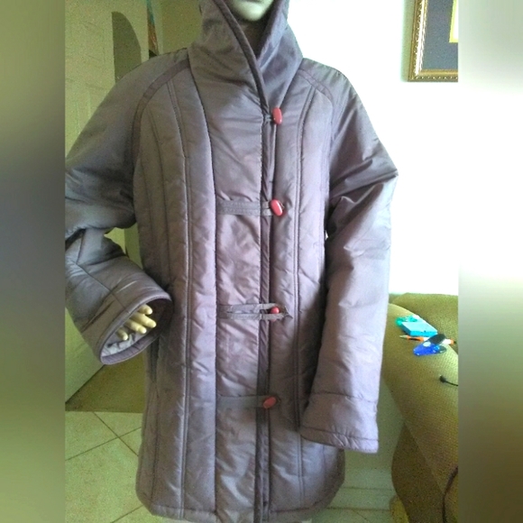BNWOT LAVENDER COAT BY FAMOUS AURORA INTERNATIONAL MADAMOISELLE MISS SZ.14 LONG - Picture 1 of 11